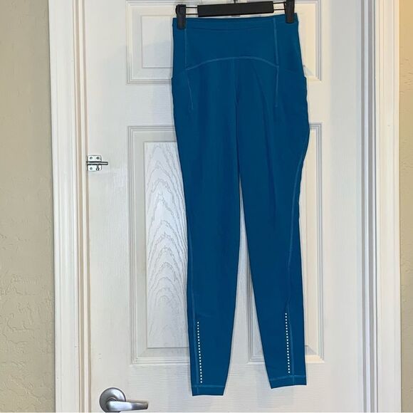 Lululemon Swift Speed High-Rise Tight 28" Size 4 Blue - Picture 1 of 12